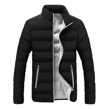 Rinsvye Manteau d'Hiver pour Homme Chaud Ajusté Doudoune pour Homme Coupe Ajustée Manteau Matelassé Épais Long Trajet Veste Décontractée Manteau Extérieur Doudoune pour Homme Manteau d'Hiver Chaud Vêtements d'Hiver pour Homme Manteau en Duvet