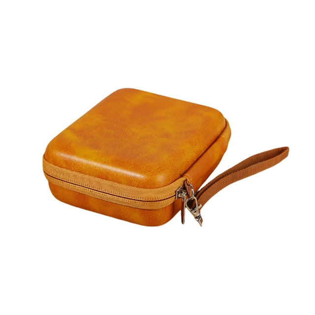 PU & EVA Guitar Pick Holder Storage Pouch, Portable Case with Zipper for 50+ Picks, Tuner & Small Musical Accessories