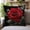A #53, variant on Black Velvet Rose Pillow Cover | 45x45cm Sofa Cushion & Car Pillowcase | Soft Washable Decorative Pillow Case for Home Decor & Gift Giving