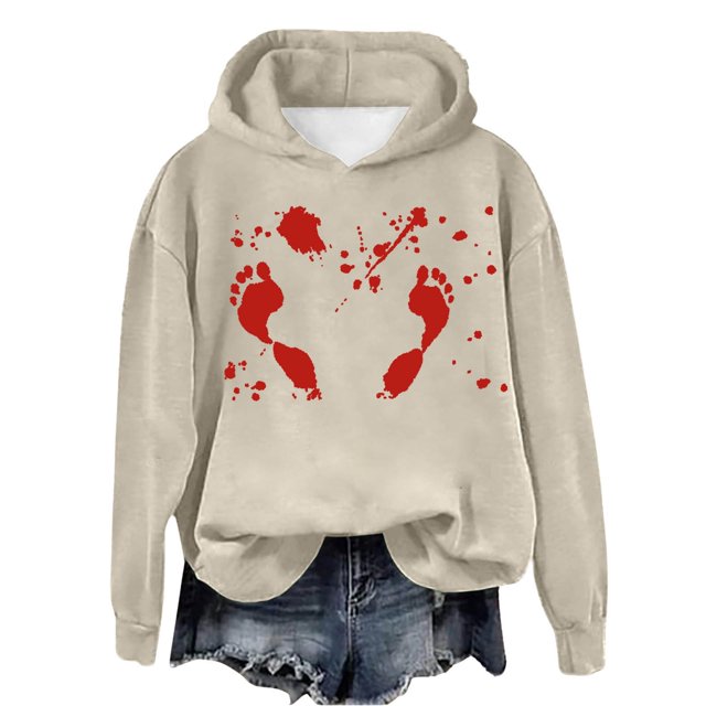 WEAIXIMIUNG Sweat à Rayures pour Femmes Automne et Hiver 2025 Tendance avec Capuche et Imprimé Lettre