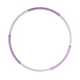 thumbnail image 4 of Anneaux Hula, Anneaux Hula Portatifs Lestés pour le Sport 6 Sections Violet Gris, 4 of 5