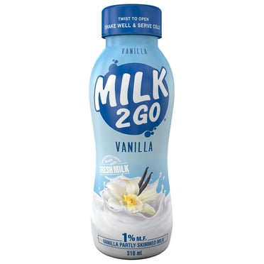 Milk2Go 1 % Lait Partiellement Écrémé à la Vanille