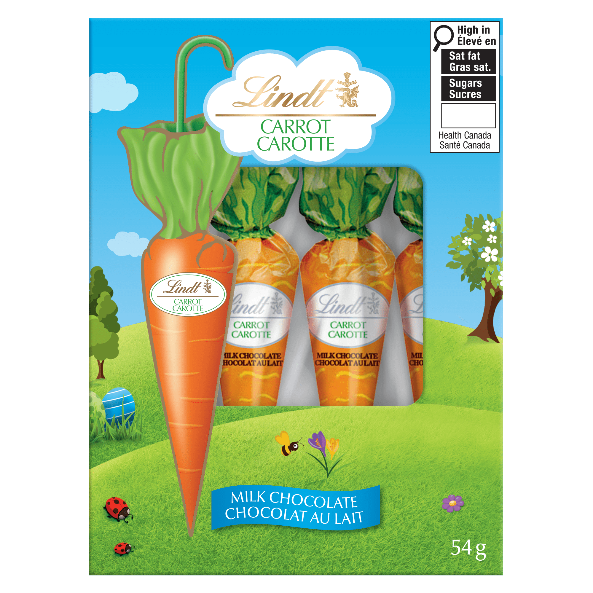 Lindt Milk Chocolate Carrots Gift Box, 54g - Walmart.ca