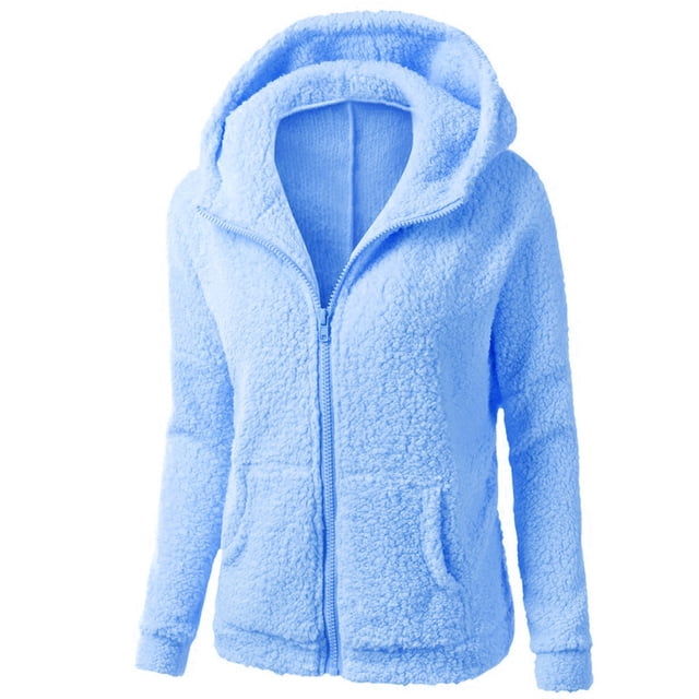 UPPADA Winter Coats for Women Plus Size Fashion Extreme Cold Weather Outwear Solid Color Pocket Jacket Windbreaker