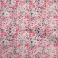 thumbnail image 1 of oneOone Cotton Poplin Pink Fabric Floral Sewing Craft Projects Fabric Prints By Yard 56 Inch Wide, 1 of 4