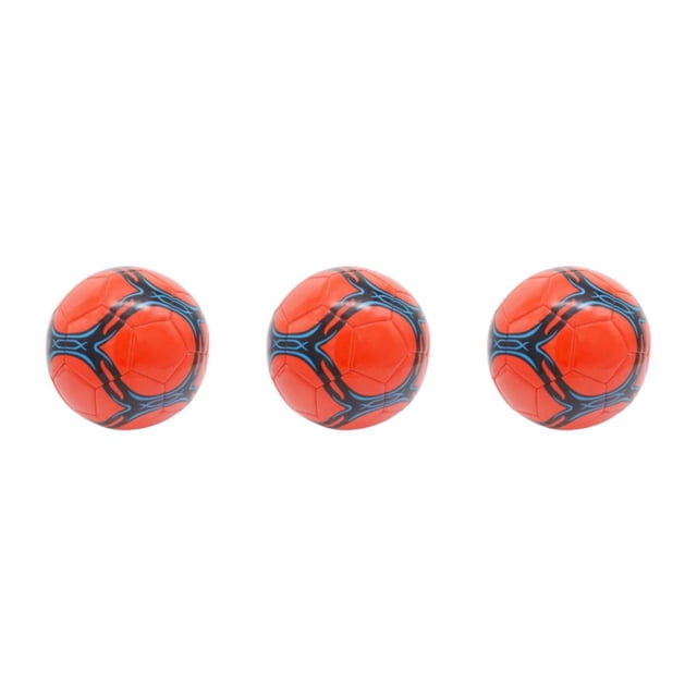 ZheElen Ballon de Soccer pour l'Entraînement - Résistant à l'Usure et Portable, Convient à Tous les Âges, Ballon Officiel le Plus Récent, Ballon de Soccer Soccer Épaissi Rouge type 5 Ensemble de 3