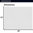 thumbnail image 2 of Merangue Bristol Board, 22" x 28", White, 24 Pack, 2 of 2