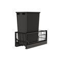 thumbnail image 1 of Rev-A-Shelf Single Pullout 50 qt. Kitchen Trash Can, Soft-Close, 5349-1550DM-118, 1 of 12