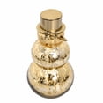 thumbnail image 5 of Holiday Time Glass Decorative Snowman with Metal Hat, Mercury Gold Finish, 10.25 inch, 5 of 5