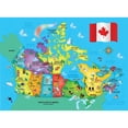 thumbnail image 4 of MasterPieces Puzzle Company Canadian Map 60 Piece Jigsaw Puzzle, 4 of 5