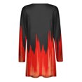 thumbnail image 4 of Pompotops Blouse Décontractée à Manches Longues Imprimée pour Femme avec Poche Cardigan Manteau Liquidation, 4 of 5