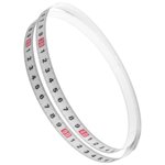 Raindrops Bande de mesure adhésive flexible avec support de peel et de bâton pour une mesure précise de la longueur en couleurs assorties