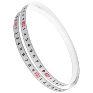 Raindrops Flexible Adhesive Measuring Tape with Peel and Stick Backing for Accurate Length Measuring in Assorted Colors