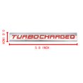 thumbnail image 4 of 2pcs Turbocharged Logo 3D Metal Decal Emblem Auto Premium Badge Side Fender Car Decal Sticker (Red), 4 of 4