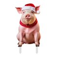 thumbnail image 1 of Christmas Christmas Garden Funny Animal Decorations Holiday Garden Funny Animal Decorations Christmas Welcome Sign Garden Funny Animal Card Decorations (F), 1 of 3
