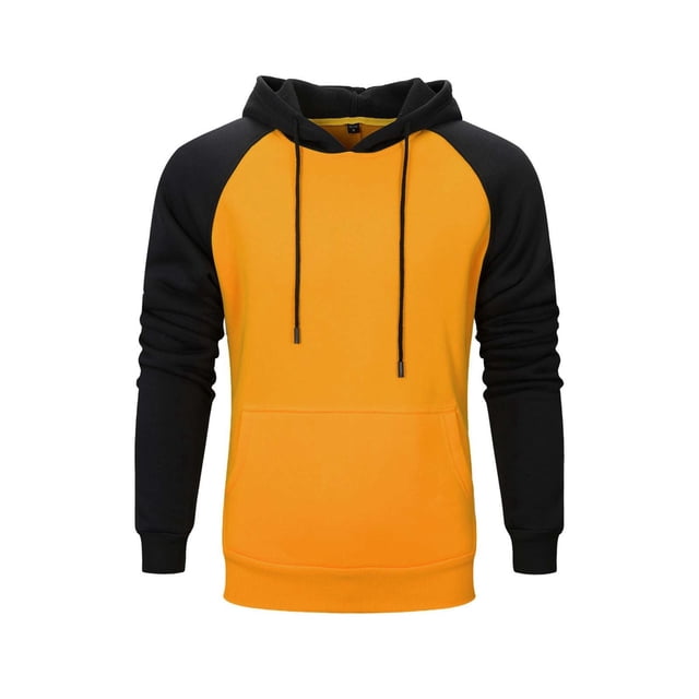 LUOGENLI Chandails à Capuche Mode pour Hommes avec Fermeture Éclair Chandail à Capuche pour Hommes Code Européen Commerce Extérieur Chandail à Capuche pour Hommes Chandail à Capuche pour Couple Chandail pour Hommes Chandail à Capuche à Enfiler Graphique Jaune Taille TG