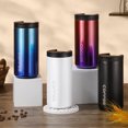 thumbnail image 1 of Meitianfacai Coffee Cup,13 oz Stainless Steel Vacuum Insulated Coffee Cup With Lid Coffee Cup Water Cup For Keeping Hot/Iced Coffee Tea Beer Suitable For Travel Office Leisure, 1 of 9