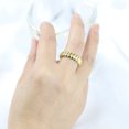 thumbnail image 2 of LYMAYTER Bague de Fête pour Doigt - Grain Surélevé, Géométrique, Électroplaquée, Style Punk, 2 of 7