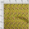 thumbnail image 1 of oneOone Cotton Poplin Fabric Leaves & Floral Block Print Sewing Fabric BTY 56 Inch Wide, 1 of 4