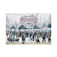 thumbnail image 1 of L.S. Lowry Market Scene Northern Town 1939 Print, 1 of 1