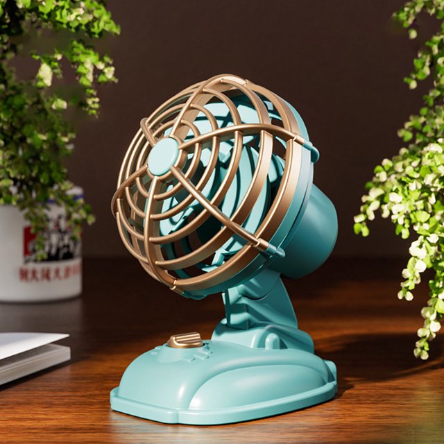 Yhmxh Fan-Desk Fan Portable Fan Box Fan Mini Fan Mini Desktop Fan USB Charging Dormitory Desk Fan Outdoor Portable Hand Fan Plastic Mini Fan