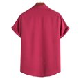thumbnail image 2 of Birdeem Chemise Décontractée à Manches Courtes pour Hommes, 2 of 10