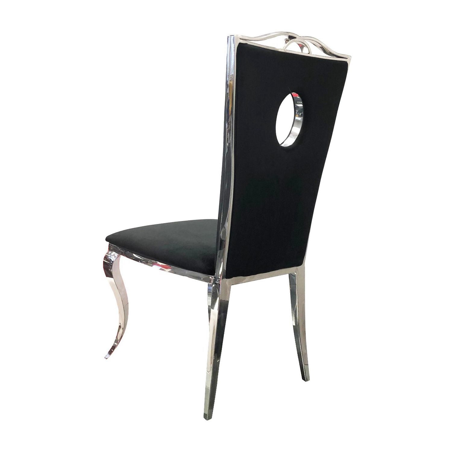 Chaise de salle à manger canadienne Bella Silver (Ensemble de 2)