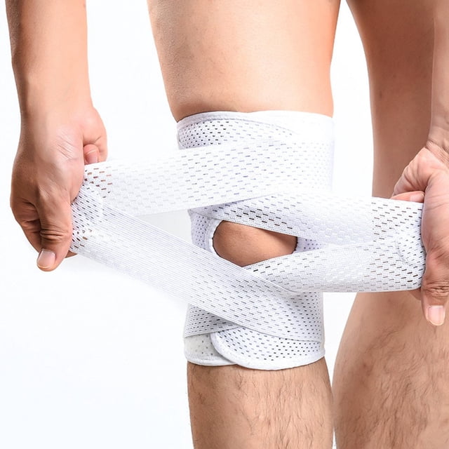 Genouillères avec Bande à Ressort Intégrée Soutien Manchons de Compression pour Genou m B