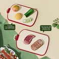 thumbnail image 4 of Ohufall Double-Sided Non-Slip Cutting Board Kitchen Chopping Block Vegetable Carving Board Kitchen Cutting Board Safe Cutting Board, 4 of 6