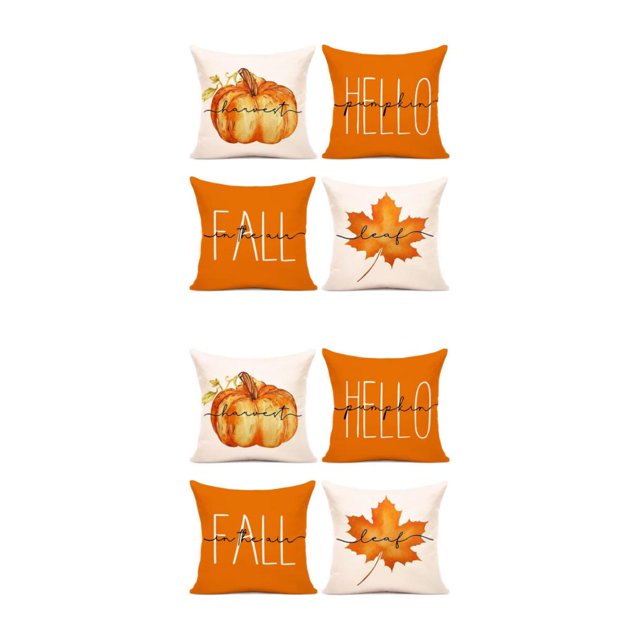 maskred 4piece Effortless Maintenance With Easy-care Decorative Pillow Cover Holiday Halloween-12 2Set