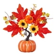 thumbnail image 1 of Modern Home Decor, Halloween Simulation Pumpkin Tree Decoration Autumns Thanksgiving Halloween Home Decorations Dining Table Living Room Flower Ornaments, 1 of 9