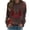 X208 Brown, variant on Staron Christmas Sweaters for Women Merry Christmas Leopard Plaid Tree Print Sweatshirt Crewneck Sweatshirts Long Sleeve Blouse Fashion Casual Shirt Women Gift Ideas