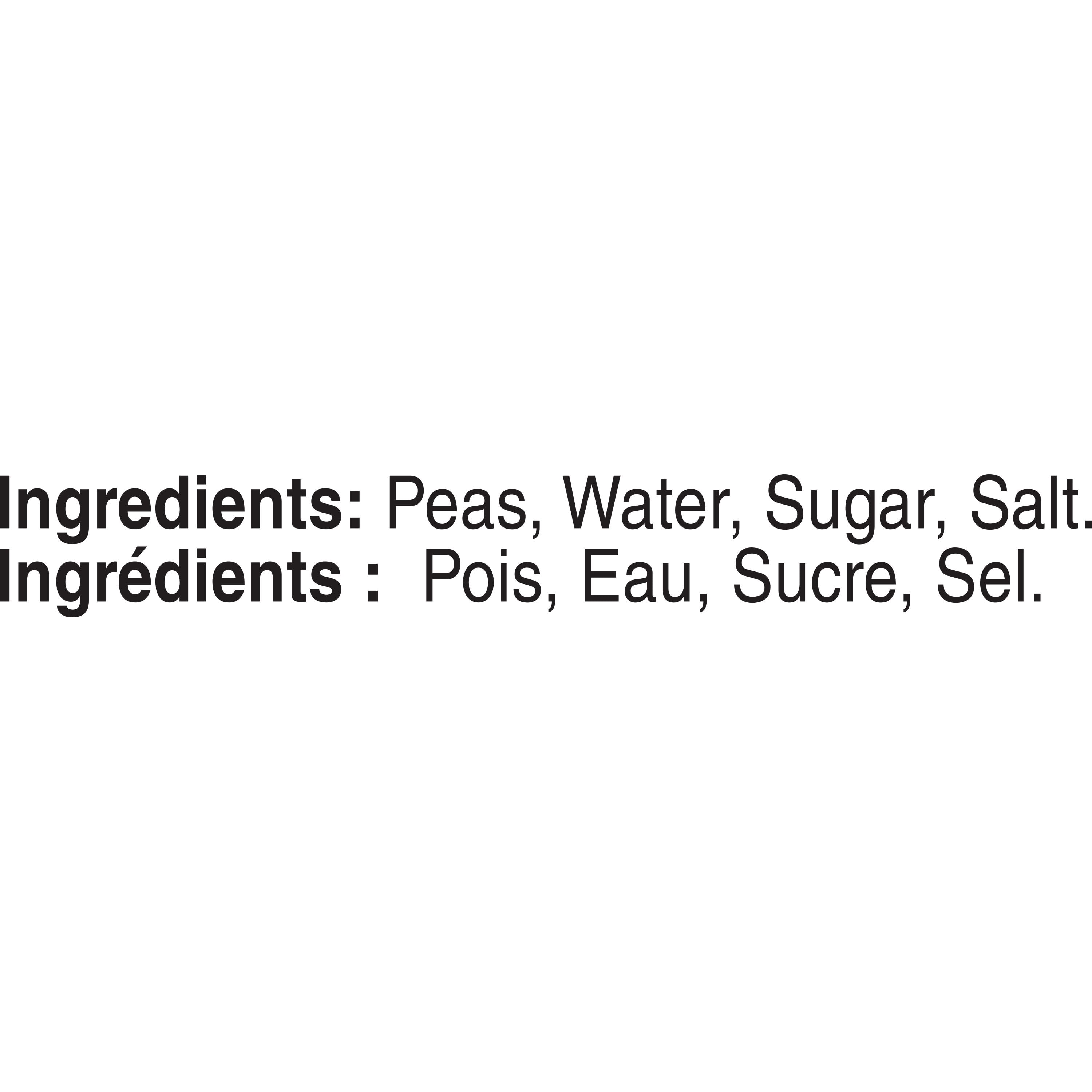 Le Sieur Tender Peas