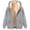 Gray/womens fuzzy winter coat, variant on aohooy Fleece Jacket Women Zip Up Hoodie Sherpa Lined Jackets Casual Warm Oversized Sweatshirts Jackets Winter Coat with Pockets 2025 Black,S