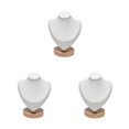 thumbnail image 3 of Ruiboury Présentoir de Colliers Chic et Stable pour Commode Magasin de Détail Showroom S Blanc 3Ensemble, 3 of 6