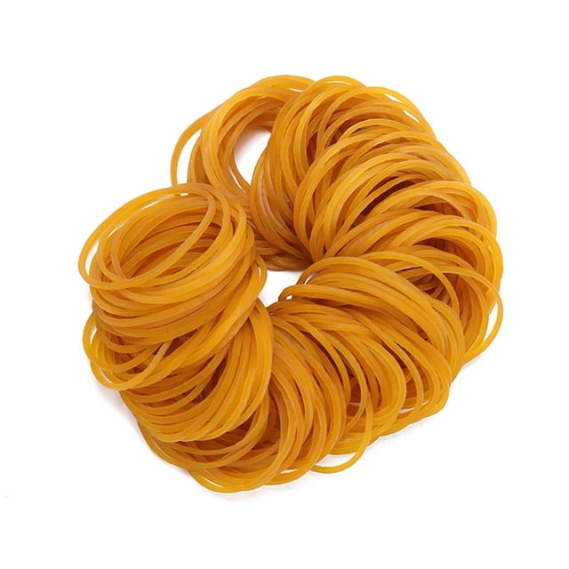 Rubber Bands 1.6In Diameter 100G Pack Elastic Bands For Office Home School Supplies With Storage Container