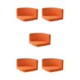 thumbnail image 3 of kurtrusly Trilateral Chair Covers Wide Application And Strong Elastic Chair Protection Made Easy Polyester Cover Chairs Decoration Orange 5Set, 3 of 6