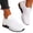 White, variant on Gupgi Women Walking Shoes Casual Mesh Sneakers Comfortable Casual Stretch Cloth Breathable Shoes