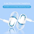thumbnail image 3 of Sport Earbud with Microphone Anti-interference Noise Reduction Stereo Surround Heavy Bass Music Player Stable Signal 3.5mm Wired In-ear Earphone Phone Accessory, 3 of 11