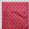 thumbnail image 3 of oneOone Cotton Poplin Fabric Leaves & Floral Block Print Fabric BTY 56 Inch Wide, 3 of 4