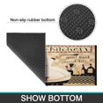 thumbnail image 4 of Coffee Vintage Chef Kitchen Pattern Kitchen Rug Set Of 2,Kitchen Rugs Mats with Dirty Resistance,washable,water Proof,kitchen Rugs and Mats 17.7x24+17.7x48inch, 4 of 7