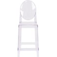 thumbnail image 3 of Nicer Furniture tabouret de comptoir moderne transparent, 3 of 4