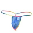 thumbnail image 1 of Rbaofujie Men Underwear Brief Men's Netting Breathable Sexy Underwear Rope U-shaped Pouch Exquisite Design T-back Boxers Compression Underwear For Men, 1 of 4
