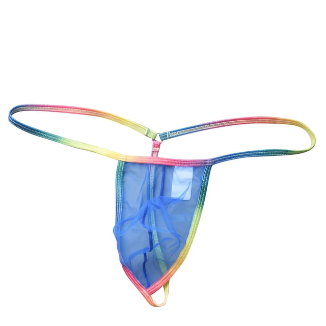 Rbaofujie Men Underwear Brief Men's Netting Breathable Sexy Underwear Rope U-shaped Pouch Exquisite Design T-back Boxers Compression Underwear For Men