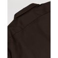 thumbnail image 2 of Dickies Mens Long-Sleeve Work Shirt, XXT, Dark Brown, 2 of 4