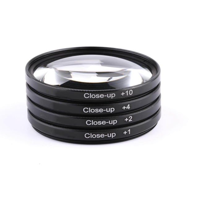 facefd Trousse de Filtres Gros Plan +1 +2 +4 +10 Ensemble d'Objectifs pour Appareils Photo Numériques 52mm