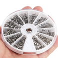thumbnail image 4 of 5000 Pcs Ensemble de Vis en Acier Inoxydable Assortiment de Vis pour Machine à Vis pour PC Lunettes Téléphone Mobile, 4 of 8