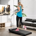 thumbnail image 2 of Goplus 2.5HP Under Desk Treadmill for Home and Office Remote Control LED Display Black, 2 of 10