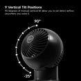 thumbnail image 4 of IRIS USA WOOZOO 3-Speed Oscillating Fan with Remote & Timer Free Standing Desktop Fan, 4 of 9