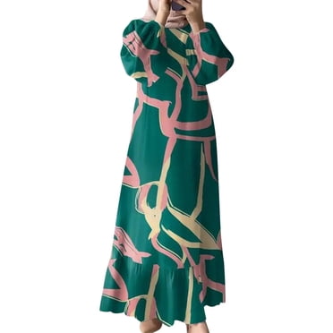 2025 Abaya pour Femmes à Manches Longues Robes à Perles pour Femmes Vêtements de Prière Longues Robes pour Femmes